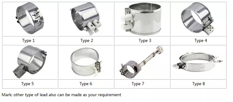 110V/220V/380V 1800W/2200W/2800W Mica Band Heater SUS Heating Element for Injection Machine